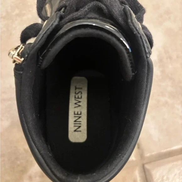 Nine West Black High-Top Sneakers - Picture 4 of 6